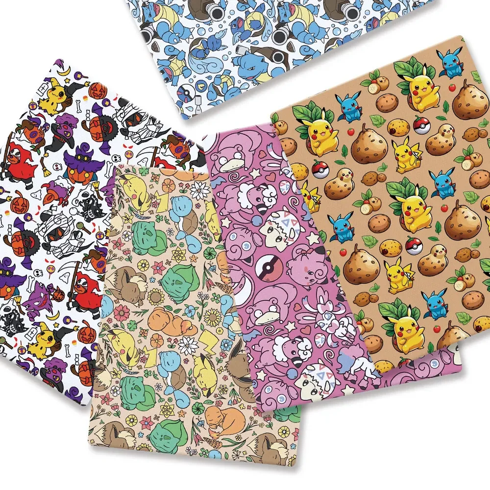 Pokemon Cartoon Fabric140*50cm - огляд і ціна Baby Clothing Japan