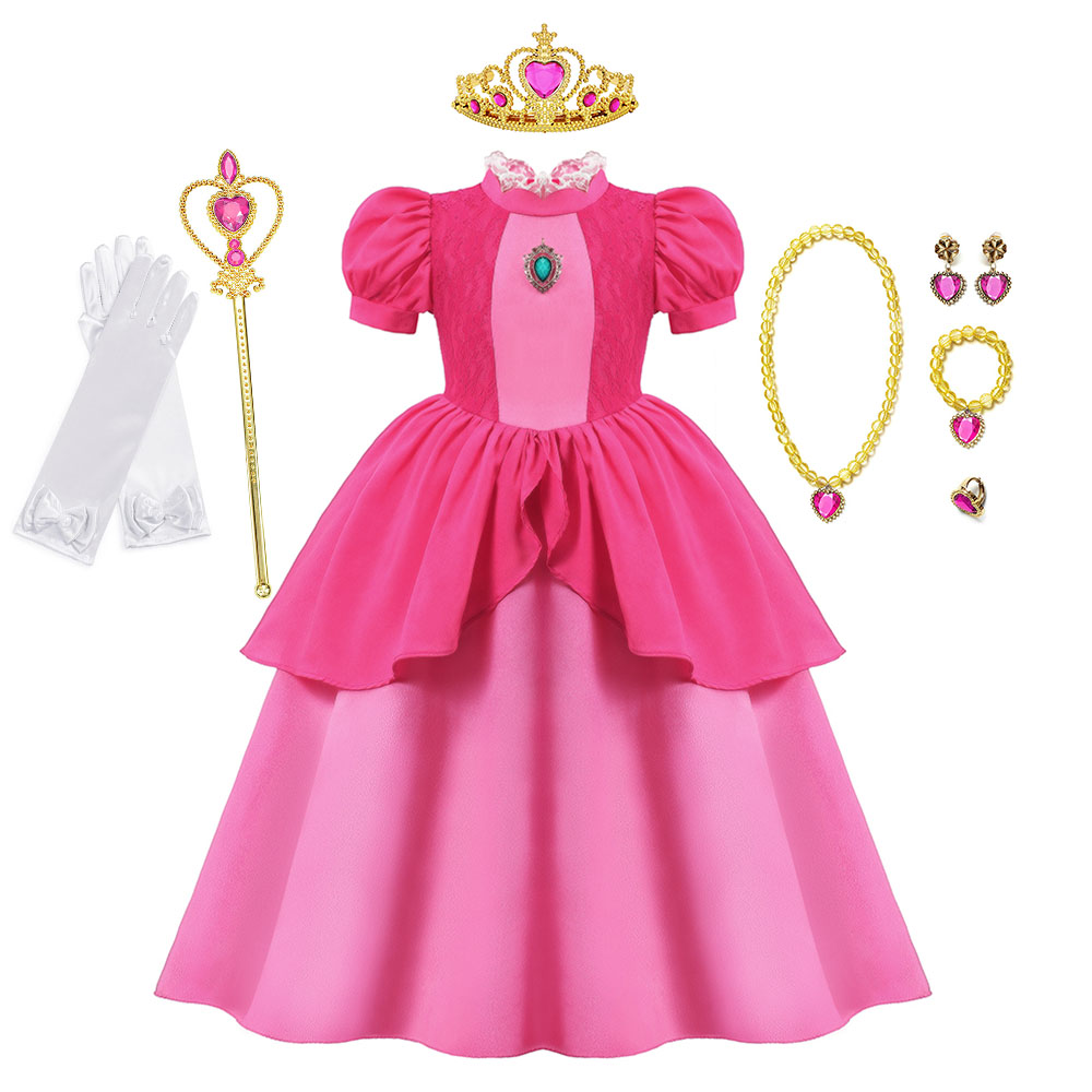 Peach Cosplay Dress Girl Movie - огляд і ціна Baby Clothing Size