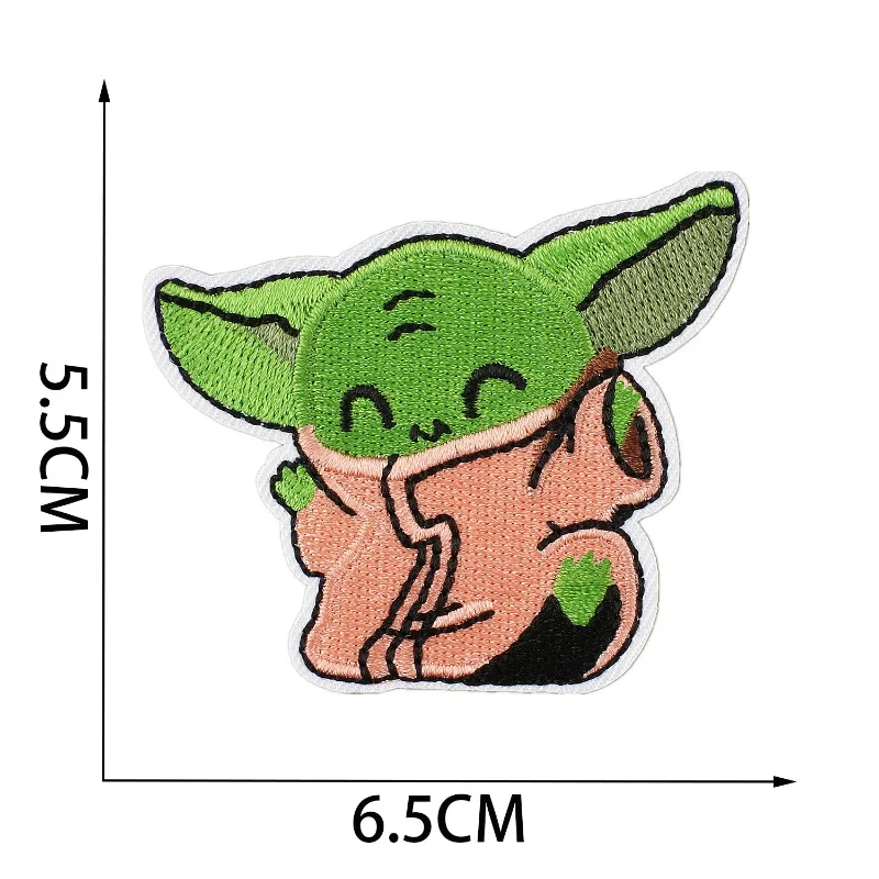 9pcs Stars Warsed Figure Patch - огляд і ціна Baby Yoda Clothing