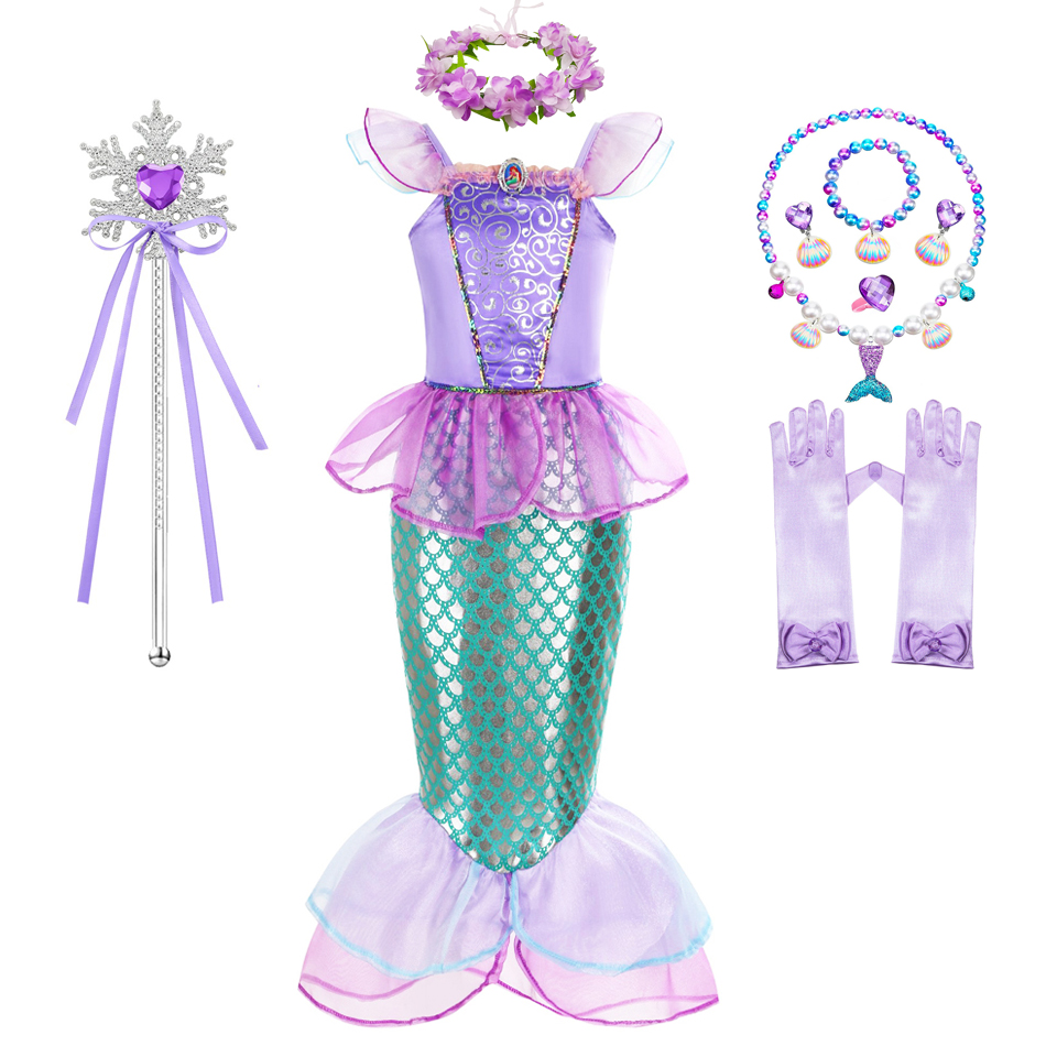 Mermaid Costume For Girls Hall - огляд і ціна Baby Clothing Size