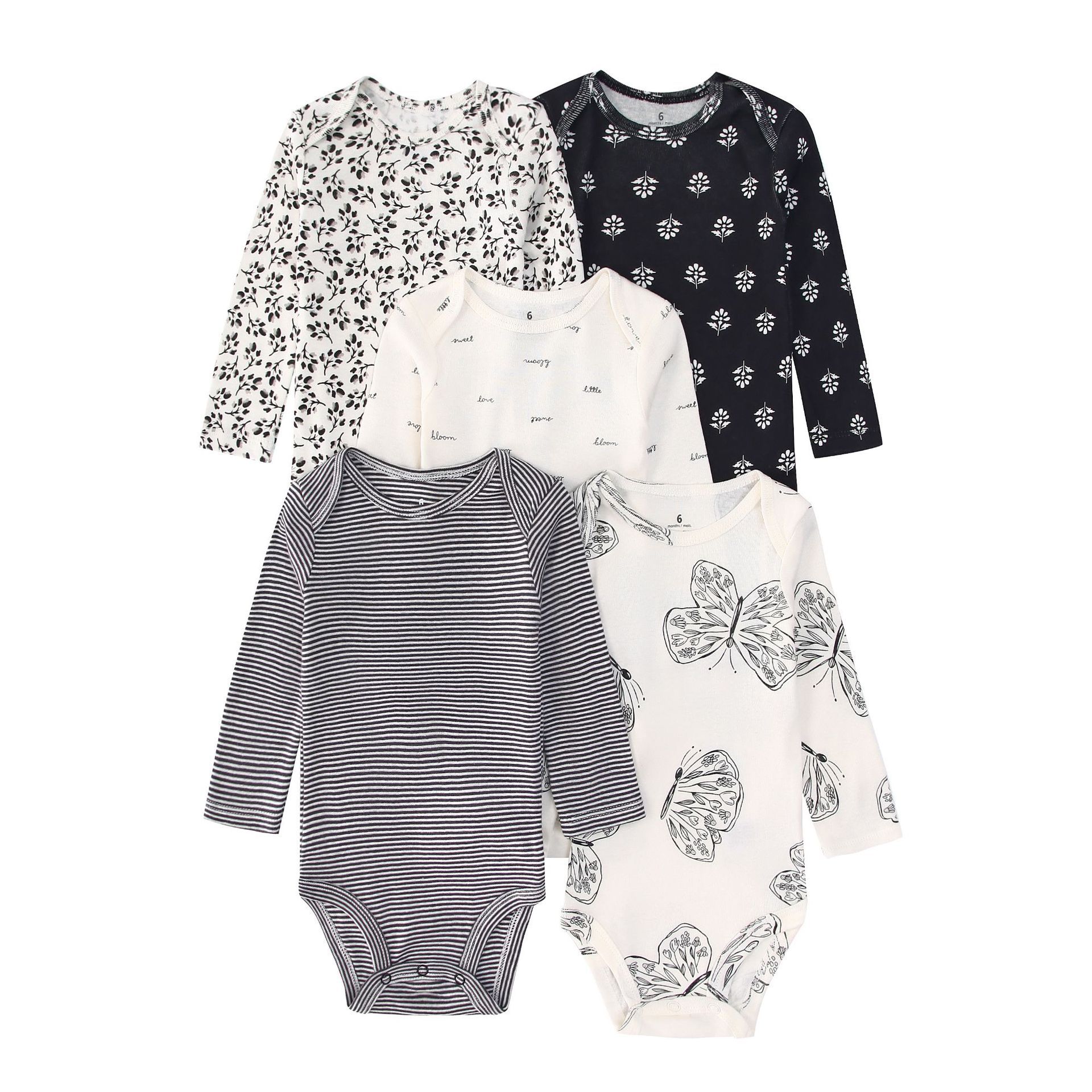 5PCS Newborn Infant Baby Bodys - огляд і ціна Baby Clothing Outlet