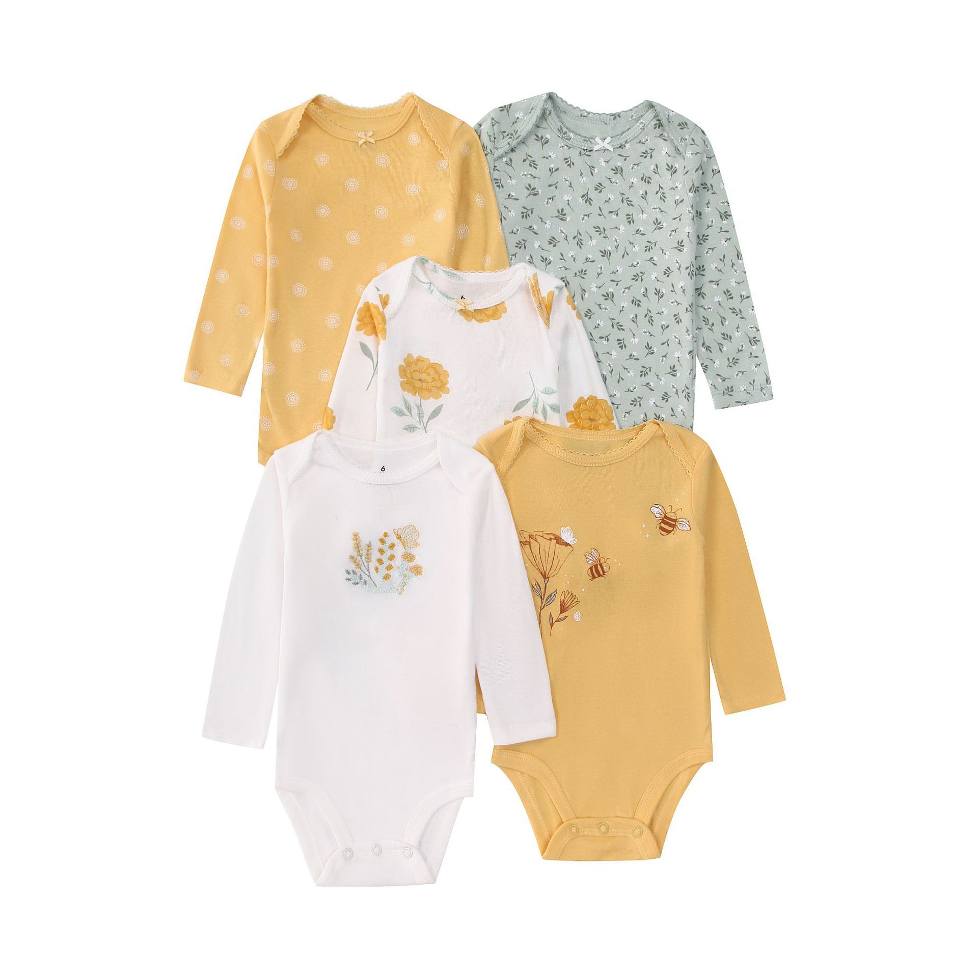 5PCS Newborn Infant Baby Bodys - огляд і ціна Baby Clothing Outlet