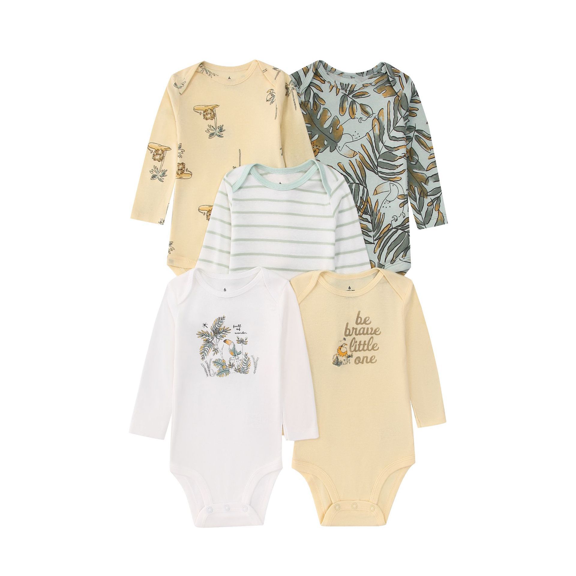 5PCS Newborn Infant Baby Bodys - огляд і ціна Baby Clothing Outlet