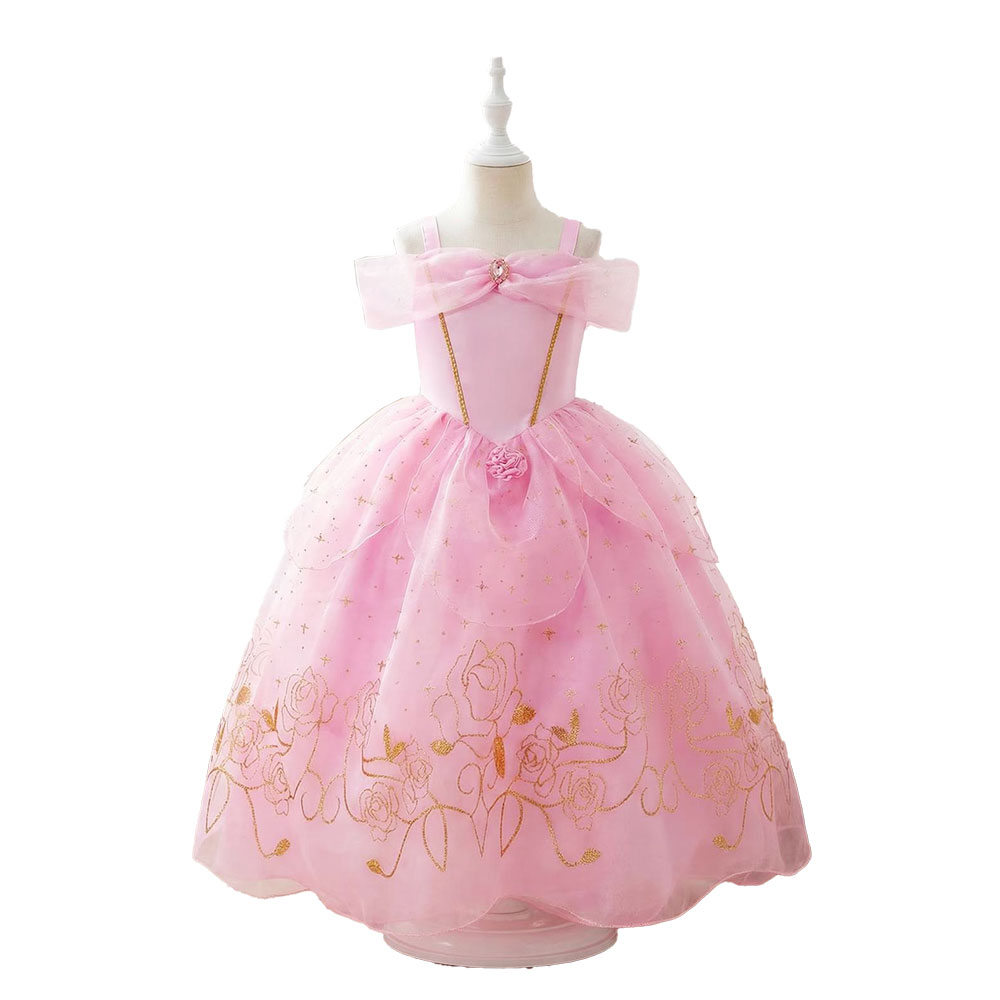 Girls Pink Princess Dress Off  - огляд і ціна Baby Clothing Size